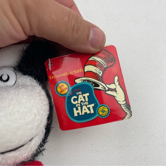 Dr. Seuss Cat In The Hat 2003 Kohl's Cares For Kids 22" Plush Stuffed Animal-Tag - Picture 3 of 9